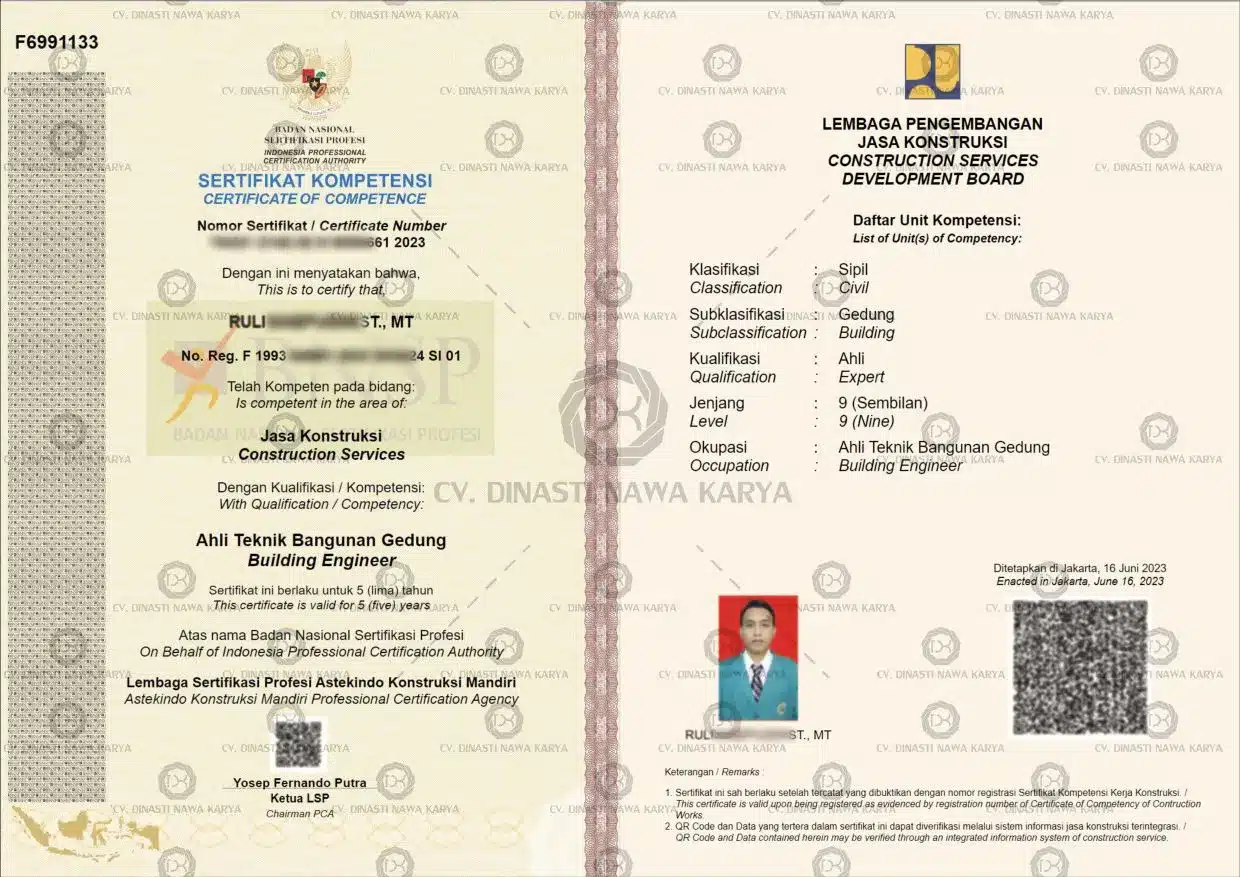 SKK Sipil Dinasti Struktur - Dinasti Nawa Karya