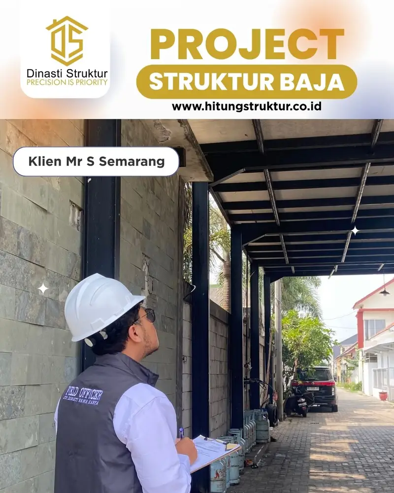 kegiatan tim dinasti struktur project struktur baja