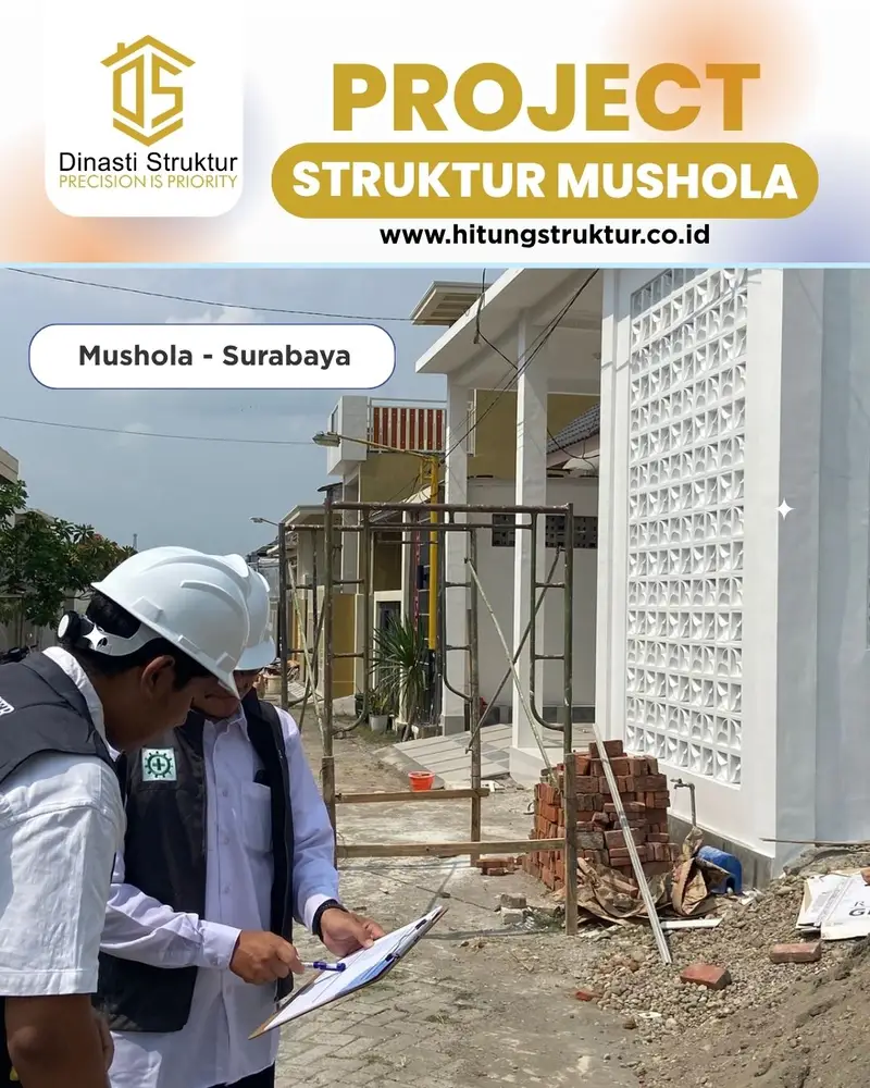 kegiatan tim dinasti struktur project struktur musholla