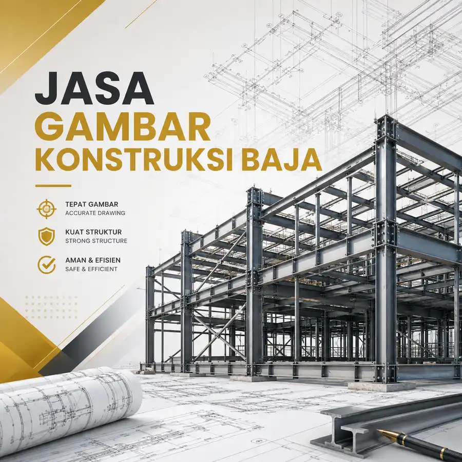 jasa gambar konstruksi baja